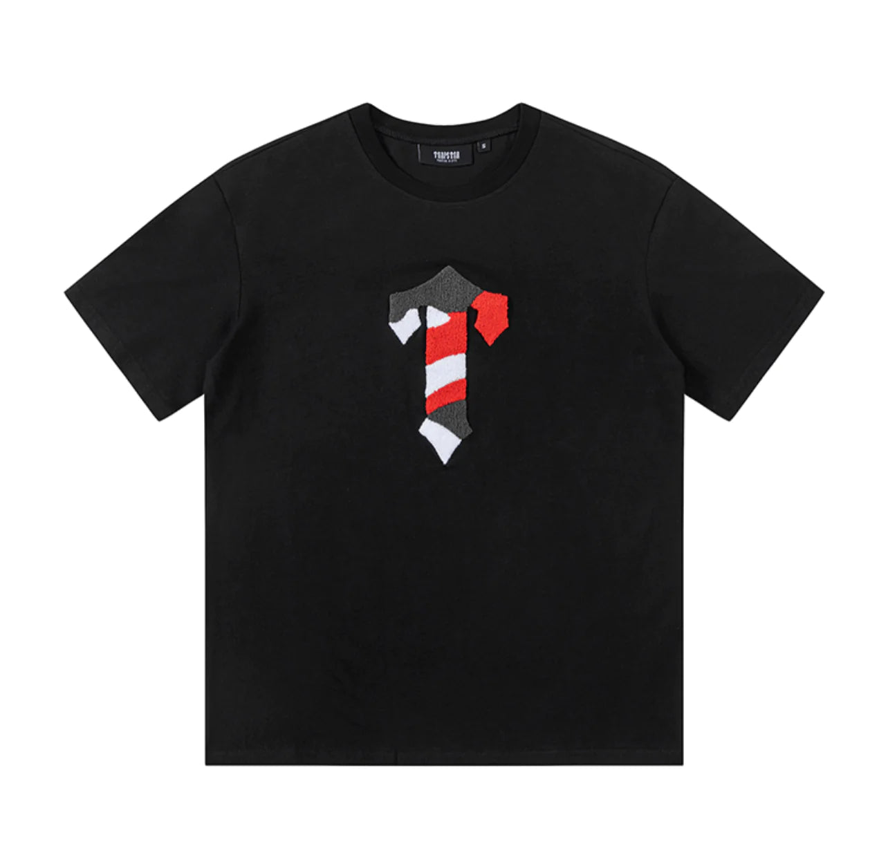 TRAPSTAR LOGO T-SHIRT - ČERNÁ