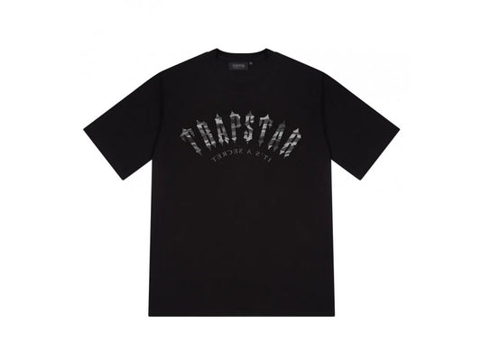 TRAPSTAR LOGO T-SHIRT - ČERNÁ