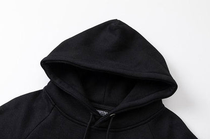 IT'S A SECRET HOODIE - ČERNÁ/MODRÁ